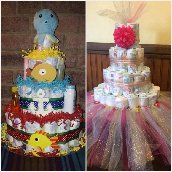 Diaper cakes!
